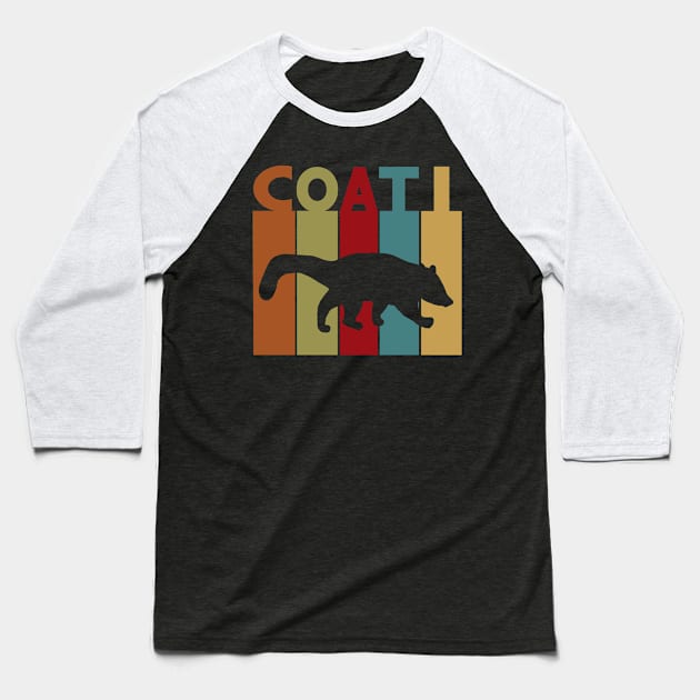 Coati coati design trunk bear animal motif Fun Baseball T-Shirt by FindYourFavouriteDesign